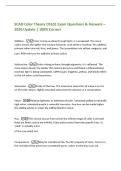 SCAD Color Theory DS101 Exam Questions & Answers &ndash;&NewLine;2026 Update &vert; 100&percnt; Correct
