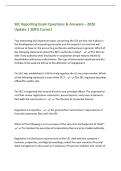SEC Reporting Exam Questions & Answers &ndash; 2026&NewLine;Update &vert; 100&percnt; Correct