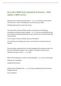 Sere 100&period;2 ARMY Exam Questions & Answers &ndash; 2026&NewLine;Update &vert; 100&percnt; Correct&NewLine;What are some methods to purify water&quest; - 1&period;Chemically treating water&NewLine;with chlorine or iodine 2&period;Purifying with a commercial micro filter&NewLine;3&period;Boiling vigorously for at least one minute