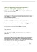 Sere 100&period;2 ARMY PRE-TEST 1 Exam Questions &&NewLine;Answers &ndash; 2026 Update &vert; 100&percnt; Correct&NewLine;What are some methods to purify water&quest; -1&period;Chemically treating water with chlorine or iodine&NewLine;2&period;Purifying with a commercial micro filter&NewLine;3&period;Boiling vigorously for at least o