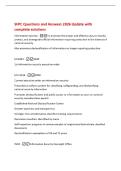 SFPC Questions and Answers 2026 Update with&NewLine;complete solutions&NewLine;Information Security -To promote the proper and effective way to classify&comma;&NewLine;protect&comma; and downgrade official information requiring protection in the interest of&NewLine;national security&NewLine;Also promo