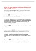 SOWK 302 Exam Questions and Answers 2026 Update&NewLine;with complete solutions