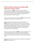 sowk 371c key terms Questions and Answers 2026&NewLine;Update with complete solutions&NewLine;what is critical theory&quest; -Law and legal institutions are inherently&NewLine;inequitable&comma; inequities are socially constructed and used by people in power to&NewLine;further economic and poli