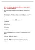 SOWK 3140 Exam Questions and Answers 2026 Update&NewLine;with complete solutions&NewLine;Why do you need to know about practice with organization and communities&quest; -&NewLine;&NewLine;Generalist practice is defined as -an eclectic knowledge base&comma; professional&NewLine;values and ethics&comma; and a