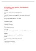 SPED 300 Final Exam questions 2026 Update with&NewLine;complete solutions&period;