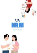 Samenvatting Human Resource Management &vert; UA &vert; 2025&sol;26