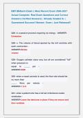 EMT Midterm Exam &vert;&vert; Most Recent Exam 2026-2027 &NewLine;Actual Complete  Real Exam Questions and Correct &NewLine;Answers &lpar;Verified Answers&rpar; &vert; Already Graded A&plus; &vert; &NewLine;Guaranteed Success&excl;&excl; Newest  Exam &vert; Just Released&excl;&excl;