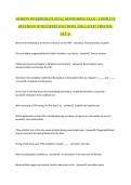AWHONN INTERMEDIATE FETAL MONITORING EXAM  &vert; COMPLETE QUESTIONS WITH EXPERT SOLUTIONS &vert; 2026 LATEST UPDATED &vert; GET A&plus;