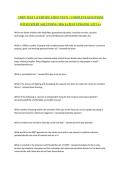 CRRN TEST 1 &lpar;CERTIFICATION TEST&rpar;  &vert; COMPLETE QUESTIONS WITH EXPERT SOLUTIONS &vert; 2026 LATEST UPDATED &vert; GET A&plus;