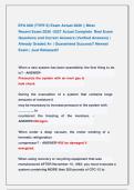 EPA 608 &lpar;TYPE II&rpar; Exam Actual 2026 &vert;&vert; Most                   &NewLine;Recent Exam 2026 -2027 Actual Complete  Real Exam &NewLine;Questions and Correct Answers &lpar;Verified Answers&rpar; &vert; &NewLine;Already Graded A&plus; &vert; Guaranteed Success&excl;&excl; Newest &NewLine;Exam &vert; Just Released&excl;&excl;