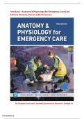 Test Bank &ndash; Anatomy & Physiology for Emergency Care &lpar;3rd Edition&rpar;Bledsoe&comma; Martini & Bartholomew &vert; Complete Coverage &vert; Exam-Ready &vert; Rated A&plus;