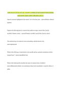IVY TECH APHY 101 EXAM 3 &vert; COMPLETE QUESTIONS WITH EXPERT SOLUTIONS &vert; 2026 LATEST UPDATED &vert; GET A&plus;