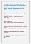 Florida 2-15 Insurance License Exam 2026 &vert;&vert; Most &NewLine;Recent Exam 2026-2027 Actual Complete Real Exam &NewLine;Questions And Correct Answers &lpar;Verified Answers&rpar; &NewLine;Already  Graded A&plus; &vert; Guaranteed Success&excl;&excl; Just                         &NewLine;Released &vert; Brand New Exam&excl;&excl;