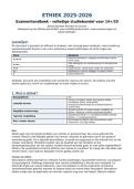 Samenvatting Ethiek &vert; KU Leuven &vert; 2025&sol;2026