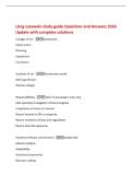 Uscg coxswain study guide Questions and Answers 2026&NewLine;Update with complete solutions&NewLine;5 stages of sar -Awareness&NewLine;Initial action&NewLine;Planning&NewLine;Operations&NewLine;Conclusion&NewLine;3 phases of sar -