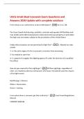 USCG Small-Boat Coxswain Exam Questions and&NewLine;Answers 2026 Update with complete solutions