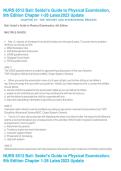 Updated&sol;Latest 2025&ndash;2026 Seidel&rsquo;s Guide To Physical Examination NURS 6512 Ball 9th Edition Chapter 1&ndash;26 Complete Study Test Bank And Exam Review Questions Answers And Rationales Advanced Health Assessment Clinical Practice And Academic Success Resource&period;