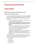 NRA Basic Pistol Shooting Course Comprehensive Exam Questions And Correct Detailed Answers