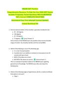 NRCME DOT Practice &NewLine;Comprehensive Resource To Help You Ace 2026-2027 Exams &NewLine;Includes Frequently Tested Questions With ELABORATED &NewLine;100&percnt; Correct COMPLETE SOLUTIONS &NewLine;Guaranteed Pass First Attempt&excl;&excl; Current Update&excl;&excl; &NewLine;Instant Download Pdf