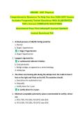 NRCME - DOT Physical  &NewLine;Comprehensive Resource To Help You Ace 2026-2027 Exams &NewLine;Includes Frequently Tested Questions With ELABORATED &NewLine;100&percnt; Correct COMPLETE SOLUTIONS &NewLine;Guaranteed Pass First Attempt&excl;&excl; Current Update&excl;&excl; &NewLine;Instant Download Pdf