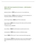 WGU C182 Exam Questions & Answers &ndash; 2026 Update &vert;&NewLine;100&percnt; Correct&NewLine;Application Software -Programs end users run to accomplish tasks&period;&NewLine;Productivity Software -Application software used to aid in productivity&period; I&period;E&period;&NewLine;Presentation software&comma; word processor&comma; sprea