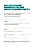 EMS 131 EXAM 3 EXAM SCRIPT&NewLine;COMPREHENSIVE STUDY GUIDE&NewLine;QUESTIONS WITH ACCURATE SOLUTIONS