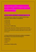 NURS 5337 QUIZ 1 HEALTH QUESTIONS &NewLine;AND CORRECT ANSWERS LATEST UPDATE &NewLine;2026 GRADED A&plus; &period; 