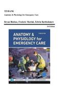 Updated&sol;Latest 2025&ndash;2026 Test Bank For Anatomy And Physiology For Emergency Care 3rd Edition Comprehensive Exam Questions Answers And Rationales Study Guide For EMS Paramedic Emergency Medicine Certification Preparation Academic Excellence And Professiona