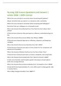 Nursing 228 4 exam Questions and Answers &vert;&NewLine;winter 2026 &vert; 100&percnt; Correct&NewLine;What is the core principle to remember when interacting with patients&quest;&NewLine;Always remember that your patient is a real person with a real family&period;&NewLine;What is the core principle to remember 