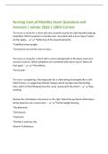 Nursing Care of Mobility Exam Questions and&NewLine;Answers &vert; winter 2026 &vert; 100&percnt; Correct&NewLine;The nurse is caring for a client who was recently injured the right leg while playing&NewLine;basketball&period; Which symptoms could be most consistent with a bone injury&quest; Select&NewLine;all t