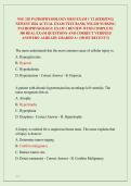 NSG 120 PATHOPHYSIOLOGY HESI EXAM 1 V1 & V2 &lpar;HERZING&rpar;  NEWEST 2026 TEST BANK&vert; NSG120 NURSING  PATHOPHYSIOLOGY EXAM 1 REVIEWS WITH COMPLETE REAL EXAM QUESTIONS AND CORRECT VERIFIED  ANSWERS&sol; ALREADY GRADED A&plus; &lpar;MOST RECENT&excl;&excl;&rpar;