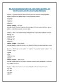 NYC Associate Inspector &lpar;Electrical&rpar; Exam Practice Questions and Correct Answers &lpar;Verified Answers&rpar; Plus Rationales