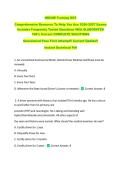 NRCME Training DOT  &NewLine;Comprehensive Resource To Help You Ace 2026-2027 Exams &NewLine;Includes Frequently Tested Questions With ELABORATED &NewLine;100&percnt; Correct COMPLETE SOLUTIONS &NewLine;Guaranteed Pass First Attempt&excl;&excl; Current Update&excl;&excl; &NewLine;Instant Download Pdf