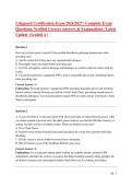 Lifeguard Certification Exam Prep &vert; 2026-2027 Study Guide with Verified Questions & Answers &lpar;Graded A&plus;&rpar;