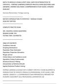 MATH 110 MODULE 8 EXAM &lpar;LATEST 2026&rpar; &vert; MATH110 INTRODUCTION TO&NewLine;STATISTICS &ndash; PORTAGE LEARNING COMPLETE PRACTICE EXAM QUESTIONS AND&NewLine;ANSWERS &vert; VERIFIED SOLUTIONS &vert; COMPREHENSIVE STUDY GUIDE &vert; UPDATED&NewLine;2026&sol;2027