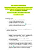 Crop Insurance Complete Study  &NewLine;Comprehensive Resource To Help You Ace 2026-2027 Exams &NewLine;Includes Frequently Tested Questions With ELABORATED &NewLine;100&percnt; Correct COMPLETE SOLUTIONS &NewLine;Guaranteed Pass First Attempt&excl;&excl; Current Update&excl;&excl; &NewLine;Instant Download Pdf