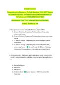 Crop Insurance  &NewLine;Comprehensive Resource To Help You Ace 2026-2027 Exams &NewLine;Includes Frequently Tested Questions With ELABORATED &NewLine;100&percnt; Correct COMPLETE SOLUTIONS &NewLine;Guaranteed Pass First Attempt&excl;&excl; Current Update&excl;&excl; &NewLine;Instant Download Pdf