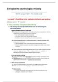 Biologische psychologie &vert; samenvatting van alle leerpaden &plus; boek &plus; powerpoints&vert; Arteveldehogeschool &vert; 2025&sol;26