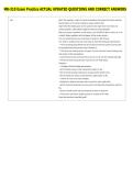 MB-310 Exam Practice ACTUAL UPDATED QUESTIONS AND CORRECT ANSWERS 