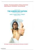Test Bank &ndash; The American Nation&colon; A History of the United States &lpar;Volume 2&comma; 15th Edition&rpar;&NewLine;Carnes & Garraty &vert; Complete Coverage &vert; Exam-Ready &vert; Rated A&plus;