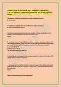 CPAR EXAM QUESTIONS AND VERIFIED ANSWERS &vert;&NewLine;LATEST UPDATE 2026&sol;2027 &vert; GRADED A&plus; &vert;GUARANTEED&NewLine;PASS&period;