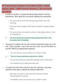 ATI Community Health Nursing Review 2026 &vert; Practice Questions&comma; Rationales & Comprehensive Study Guide