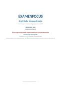Examenfocus Analytische Kostencalculatie &vert; UGent