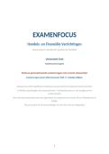 Examenfocus Handels en Financi&euml;le Verrichtingen &vert; UGent 