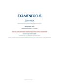 Examenfocus Economie A &vert; UGent 