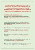 WGU D398 OBJECTIVE ASSESSMENT V1&comma; V2 & V3 &NewLine;NEWEST 2026 TEST BANK&vert; D398 INTRODUCTION TO &NewLine;PHARMACOLOGY OA EXAMS REVIEWS WITH &NewLine;COMPLETE REAL EXAM QUESTIONS AND CORRECT &NewLine;VERIFIED ANSWERS&sol; ALREADY GRADED A&plus; &lpar;MOST RECENT&excl;&excl;&rpar; 