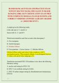 BLOOD BANK ASCP EXAM AND PRACTICE EXAM &NewLine;NEWEST 2026 TEST BANK&vert; SPECIALIST IN BLOOD &NewLine;BANKING &lpar;SBB&rpar; ASCP CERTIFICATION EXAM PREP &NewLine;WITH COMPLETE 550 REAL EXAM QUESTIONS AND &NewLine;CORRECT VERIFIED ANSWERS&sol; ALREADY GRADED &NewLine;A&plus; &lpar;MOST RECENT&excl;&excl;&rpar; 