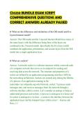 CS6250 BUNDLE EXAM SCRIPT&NewLine;COMPREHENSIVE QUESTIONS AND&NewLine;CORRECT ANSWERS ALREADY PASSED&NewLine;