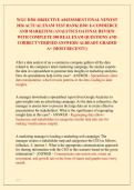 WGU D381 E-COMMERCE AND MARKETING ANALYTICS OA EXAMS NEWEST 2026 PACKAGE DEAL&vert; DIFFERENT VERSIONS WITH COMPLETE 700 ACTUAL EXAM QUESTIONS AND CORRECT VERIFIED ANSWERS&sol; ALREADY GRADED A&plus;&vert; D381 E-COMMERCE AND MARKETING ANALYTICS EXAMS &lpar;MOST RECENT&excl;&excl;&rpar; 
