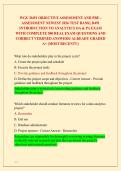WGU D491 OBJECTIVE ASSESSMENT AND PRE &NewLine;ASSESSMENT NEWEST 2026 TEST BANK&vert; D491 &NewLine;INTRODUCTION TO ANALYTICS OA & PA EXAM &NewLine;WITH COMPLETE 500 REAL EXAM QUESTIONS AND &NewLine;CORRECT VERIFIED ANSWERS&sol; ALREADY GRADED &NewLine;A&plus; &lpar;MOST RECENT&excl;&excl;&rpar; 